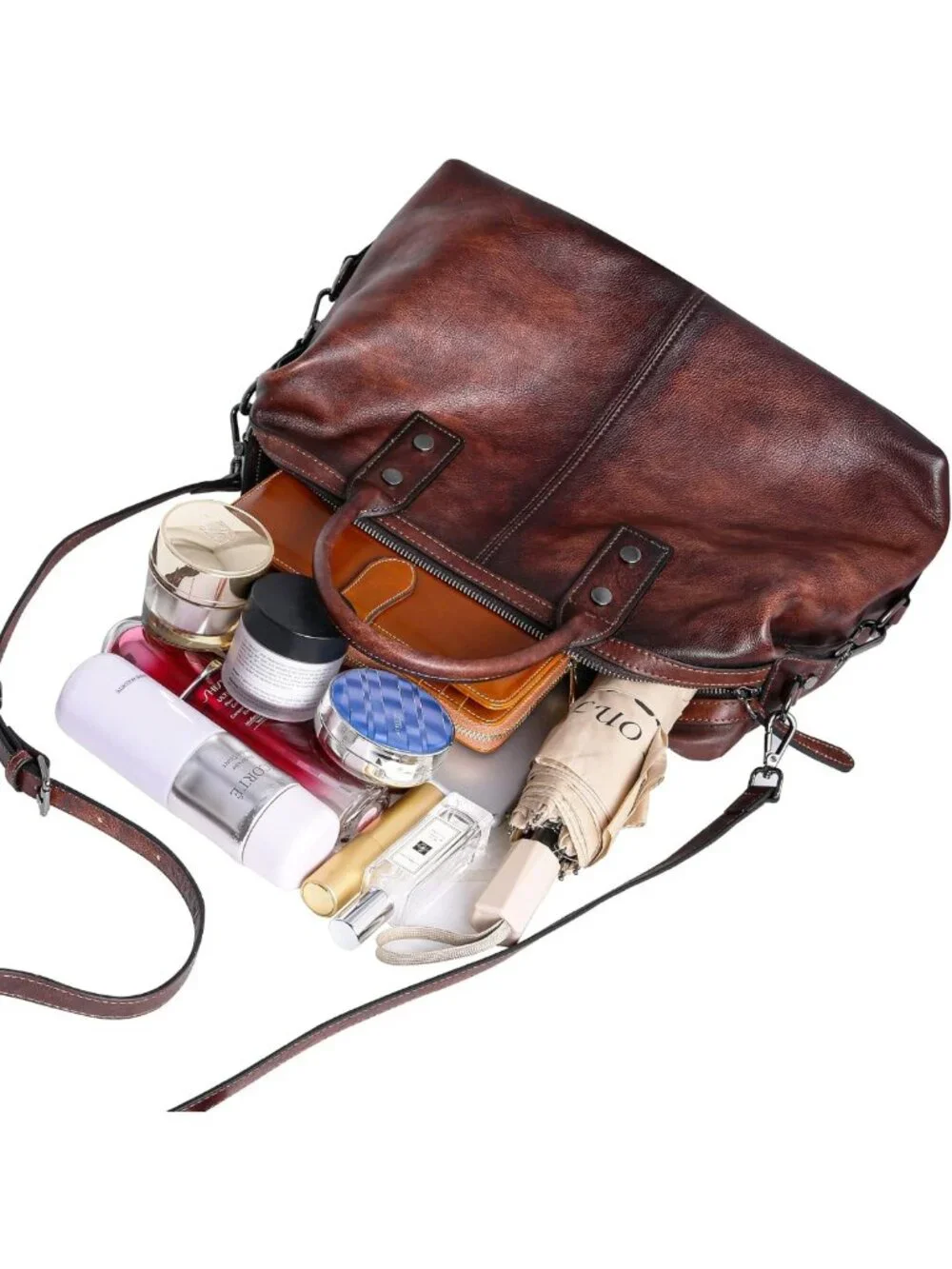 Stylish Leather Satchel Handbag for Women | Versatile Shoulder Bag & Hobo Tote